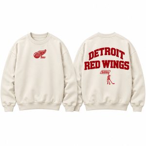 Detroit Red Wings 100th Anniversary Crewneck Sweatshirt