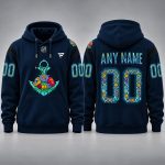 2026 Personalized Seattle Kraken Hispanic Heritage Night Hoodie – Custom Name & Number