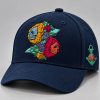 2026 Seattle Kraken Hispanic Heritage Embroidered Baseball Cap – Skull Rose Design