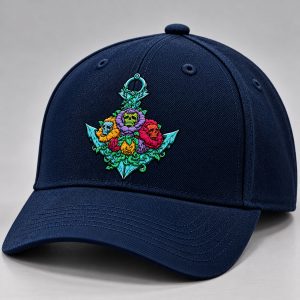 2026 Seattle Kraken Hispanic Heritage Night Anchor Embroidered Hat – Navy Blue Cap