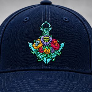 2026 Seattle Kraken Hispanic Heritage Hat – Colorful Anchor Patch Navy Cap