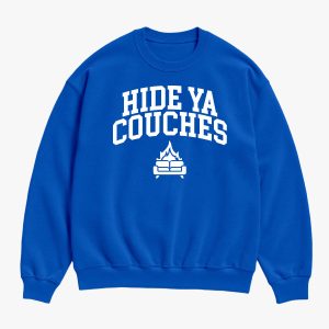Kentucky Wildcats Hide Ya Couches Blue Sweatshirt – Funny Couch Burning Crewneck