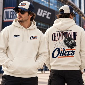 Oilers MMA Crossover Graphic Hoodie