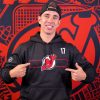 Evan Rodrigues #17 New Jersey Devils Hockey Black Logo Hoodie 6 Evan Rodrigues #17 New Jersey Devils Hockey Black Logo Hoodie