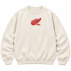 2026 Detroit Red Wings Centennial Skeleton Crewneck Sweatshirt