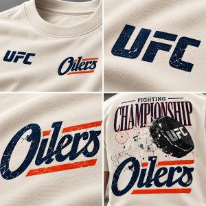Edmonton Oilers UFC Championship Graphic Tee