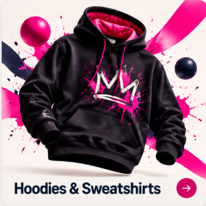Hoodies & Sweatshirts — flat sketch