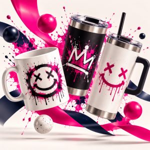 Graphic Mugs and Tumblers