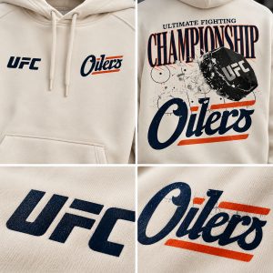 Edmonton Oilers UFC Fight Night Hoodie
