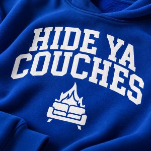 Funny Kentucky Wildcats Couch Burning Crewneck Sweatshirt
