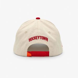 Detroit Red Wings 100th Anniversary Hat – Cream & Red Adjustable Cap 7 Detroit Red Wings 100th Anniversary Hat