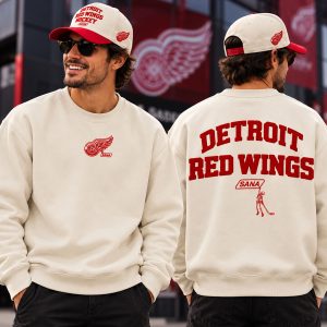 Vintage Detroit Hockey Skeleton Sweatshirt
