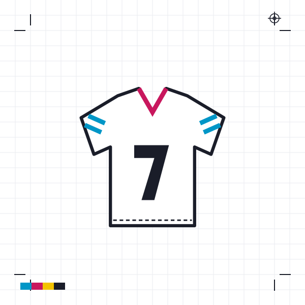 Jerseys — flat sketch