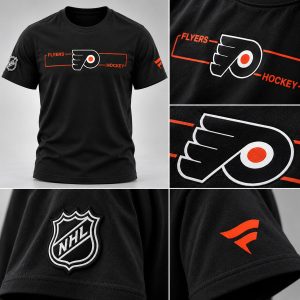 2026 Trevor Zegras Flyers Hockey T Shirt – Black Graphic Tee